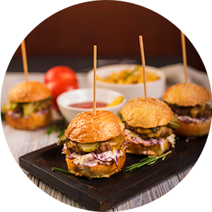 Mini burgers